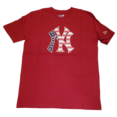 New Era MLB Men's New York Yankees 4th of July 2023 Stars & Stripes T-Shirt