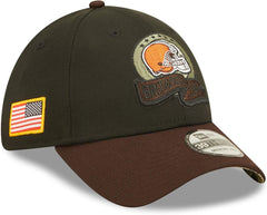 New Era NFL Men's Cleveland Browns 2022 Salute to Service 39THIRTY Flex Hat