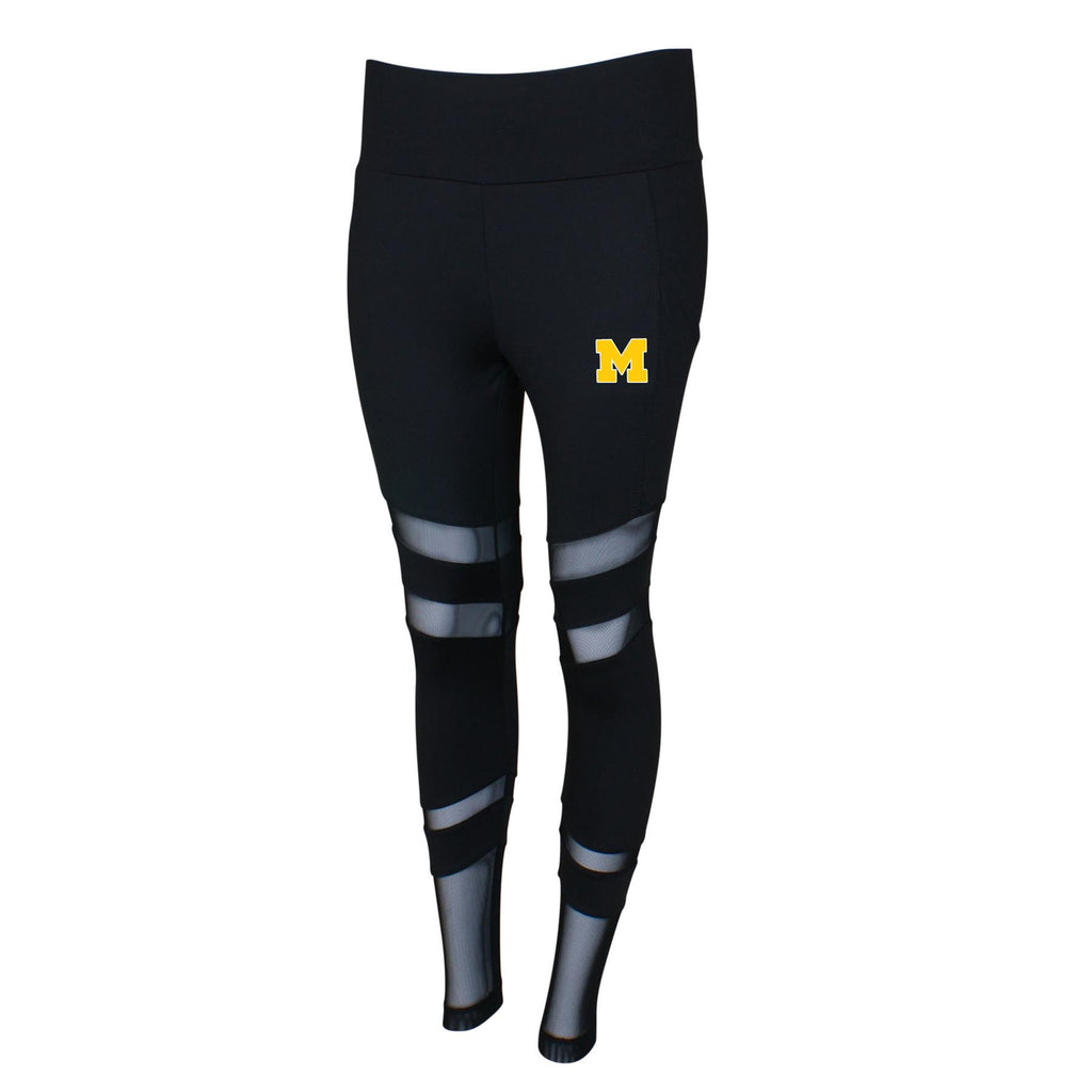 Concepts Sport NCAA Women's Michigan Wolverines Interval Knit Sublimated Leggings