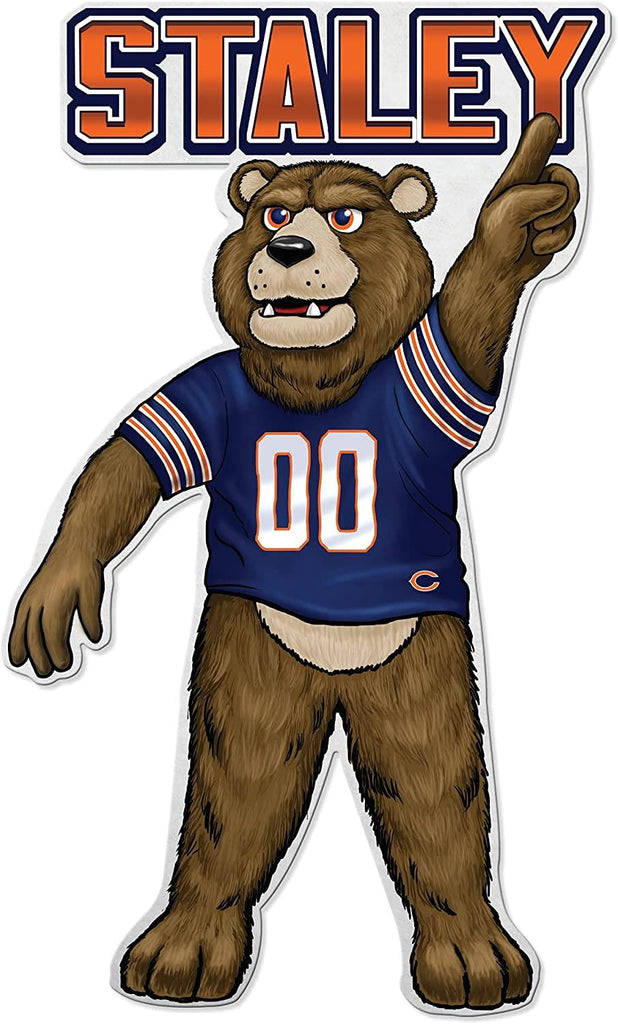 Rico NFL Chicago Bears Shape Cut Mascot Logo Pennant