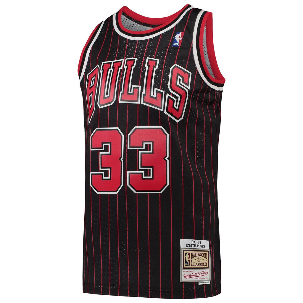 Youth Chicago Bulls NBA Mitchell & Ness Scottie Pippen #33 1995-96 Swi