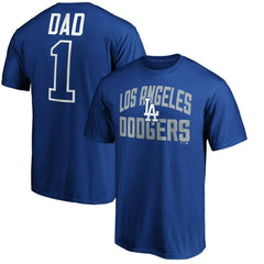 Fanatics Branded MLB Men's Los Angeles Dodgers #1 Dad T-Shirt