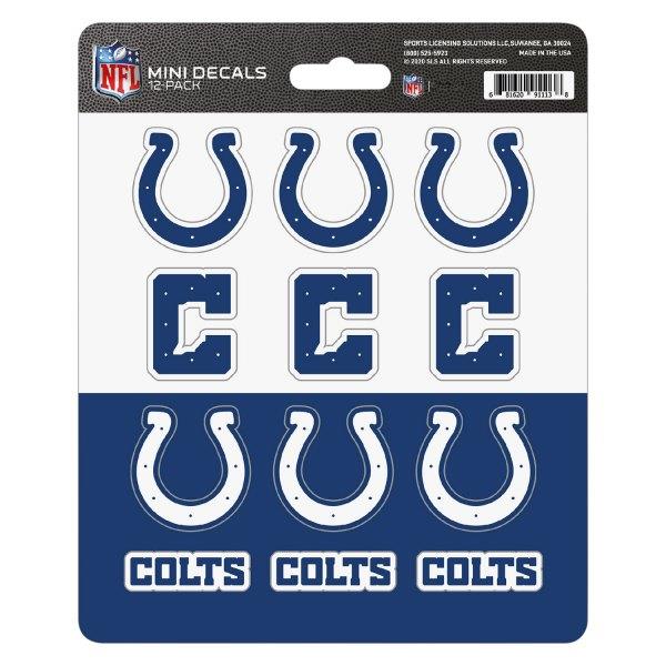 Fanmats NFL Indianapolis Colts Mini Decals 12-Pack