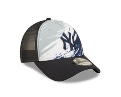 New Era MLB Men's New York Yankees Marble 9FORTY Adjustable Snapback Hat Navy OSFM