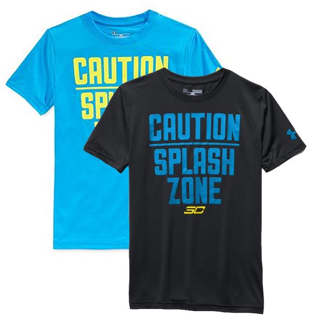 Under Armour Youth Boy's SC30 (Stephen Curry) Caution Splash Zone T-Shirt