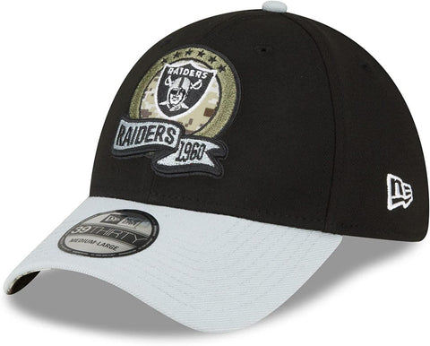 Oakland Raiders Team 39Thirty Black/Black Flexfit - New Era cap