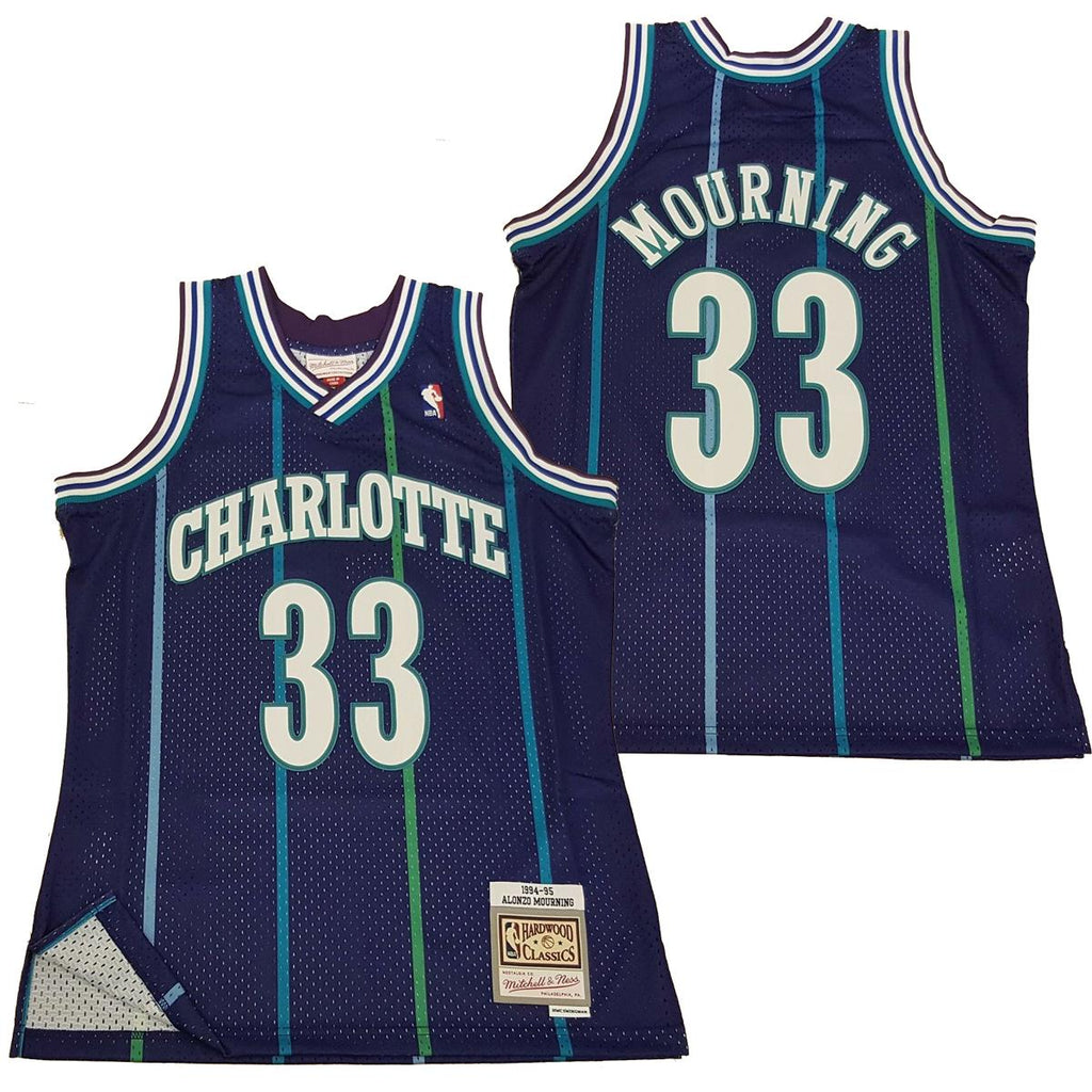 Mitchell & Ness Swingman Jersey Charlotte Hornets Alternate 1994-95 Alonzo Mourning