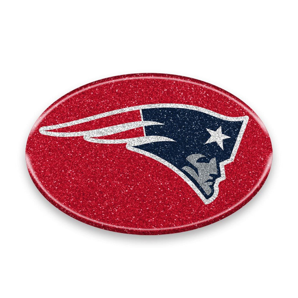 Team Promark NFL New England Patriots Team Flexible Bling Auto Emblem