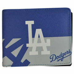 Little Earth MLB Unisex Los Angeles Dodgers Bi-Fold Wallet Blue/Grey One Size