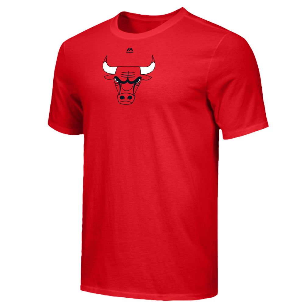 Majestic NBA Men’s Chicago Bulls Primary Logo T-Shirt