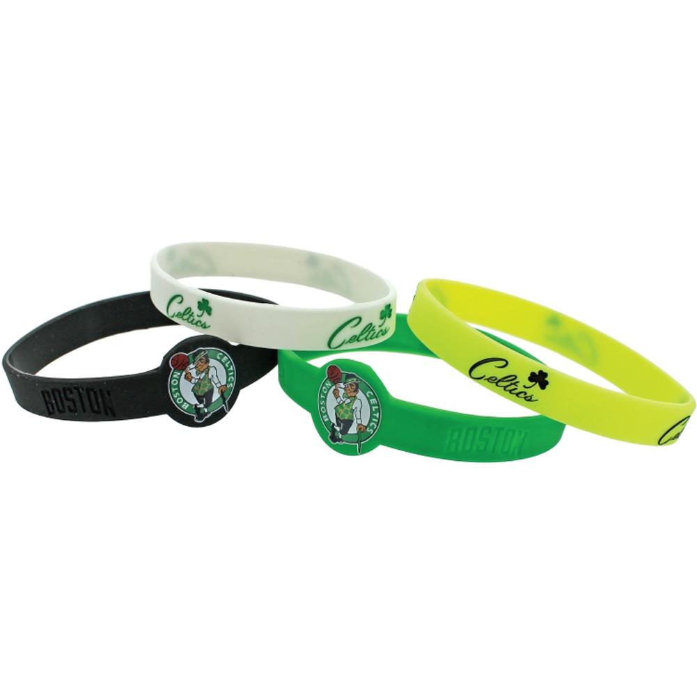 Aminco NBA Boston Celtics 4-Pack Silicone Bracelets