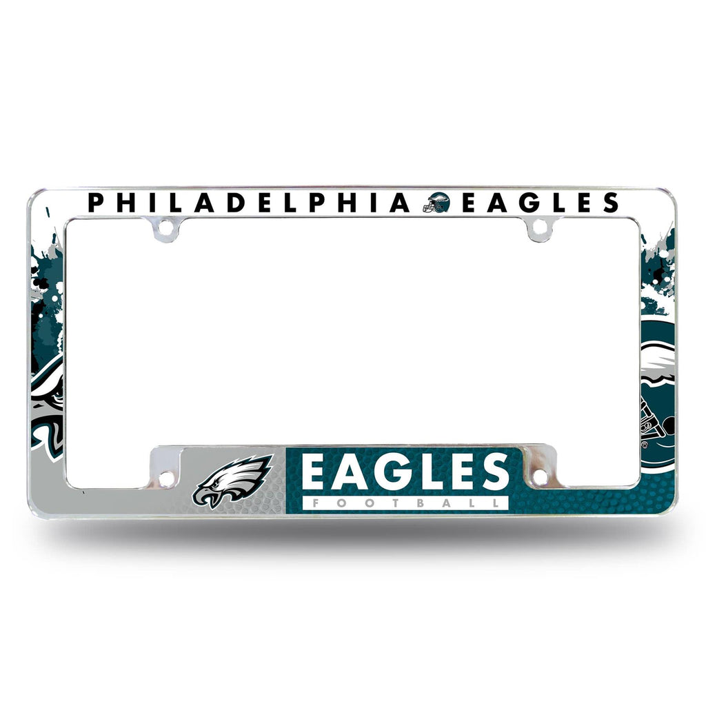 Rico NFL Philadelphia Eagles Auto Tag All Over Chrome Frame AFC