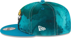 New Era NFL Men's Jacksonville Jaguars Ink 9FIFTY Adjustable Snapback Hat Teal OSFM