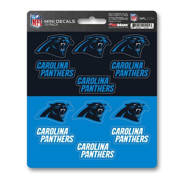 Team Promark NFL Carolina Panthers Mini Decals 12-Pack