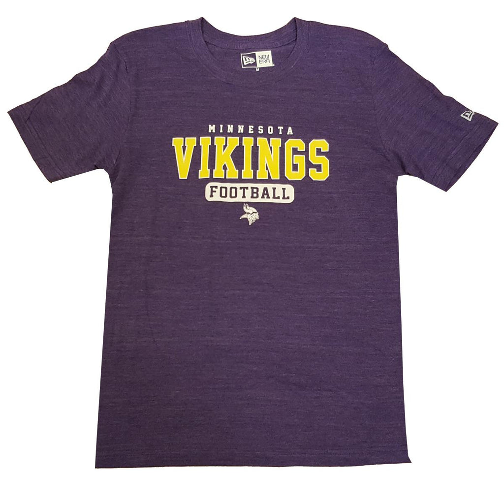 New Era NFL Men’s Minnesota Vikings Word Flex Tri-Blend T-Shirt