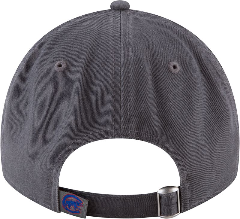New Era MLB Men's Chicago Cubs Core Classic Crawling Bear Logo 9TWENTY Adjustable Hat Graphite OSFA