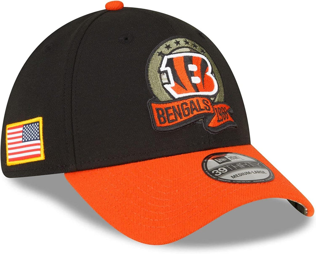 Cincinnati Bengals New Era Team White Out 39THIRTY Flex Hat - White