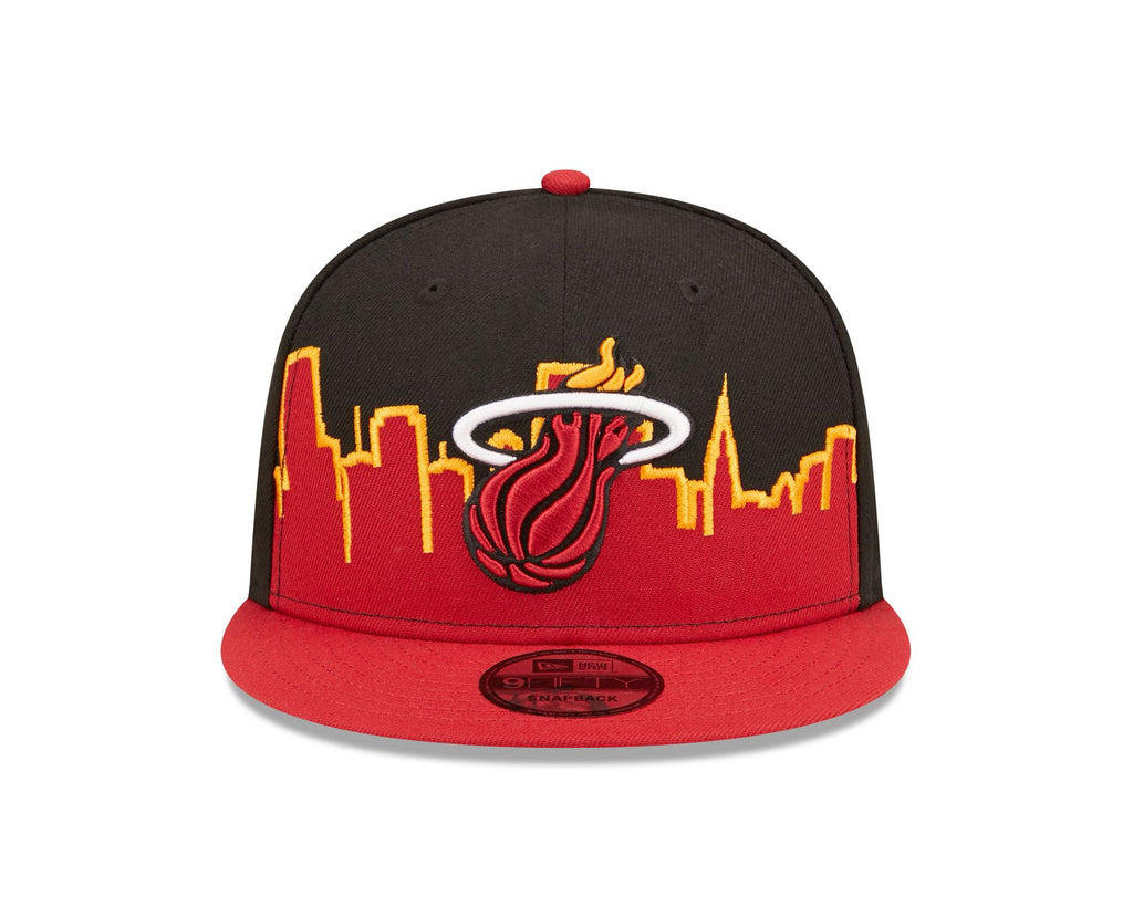 New Era NBA Men's Miami Heat Tip Off 22 9FIFTY Snapback Hat OSFM
