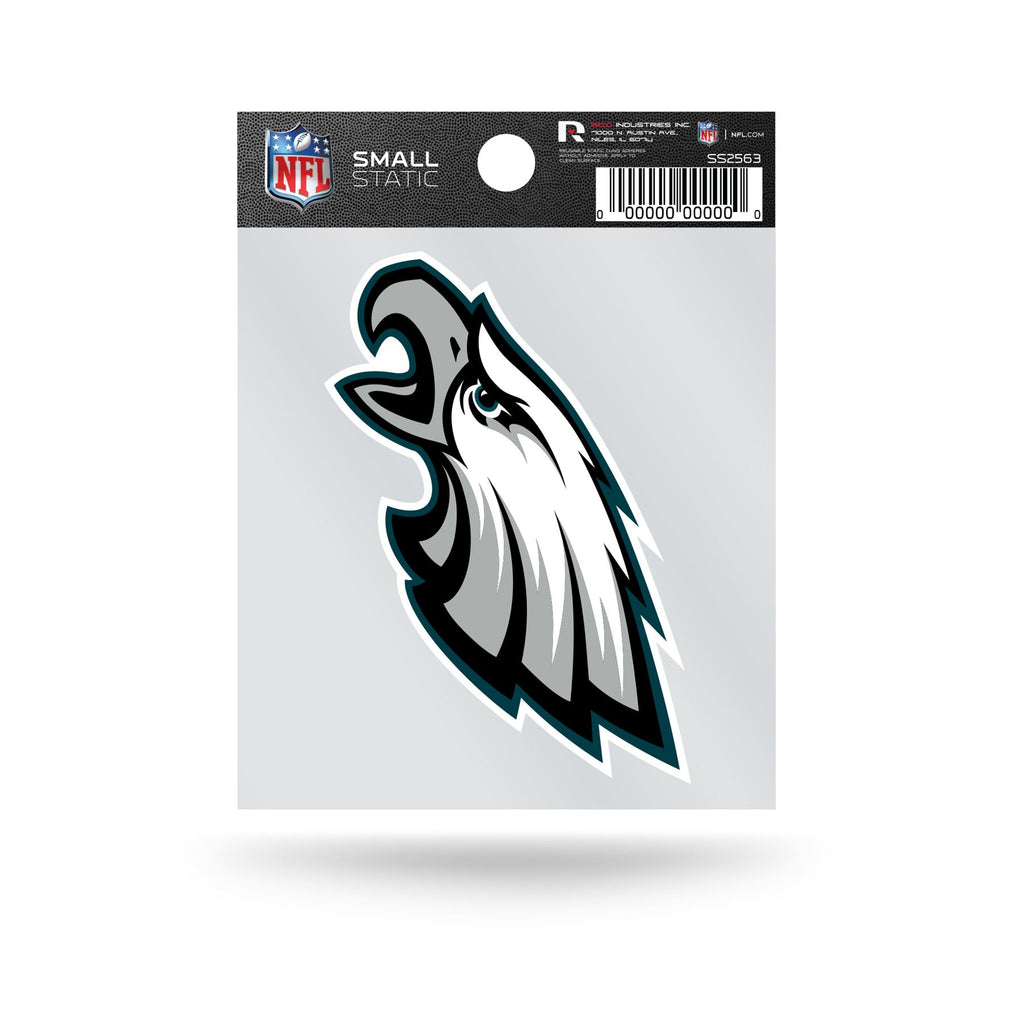 Rico NFL Philidelphia Eagles Head Logo Static Cling Auto Decal Car Sticker Small SS