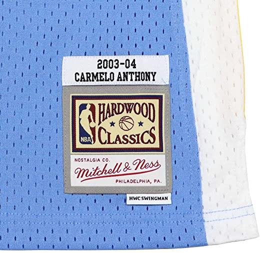 Mitchell & Ness NBA Men's Denver Nuggets Carmelo Anthony 2003-04 Hardwood Classics Reload Swingman Jersey
