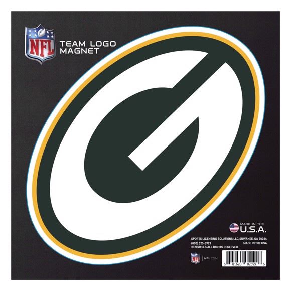 Fanmats NFL Green Bay Packers Large Team Logo Magnet 10"