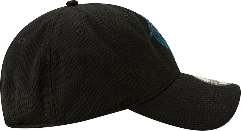 New Era MLB Men's Miami Marlins Clubhouse Collection 9TWENTY Adjustable Hat Black OSFA