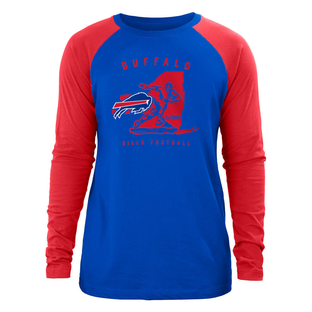 New Era Men's NFL Buffalo Bills Throwback State Long Sleeve T-Shirt