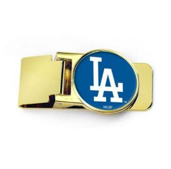 Aminco MLB Los Angeles Dodgers Classic Hinged Money Clip Gold