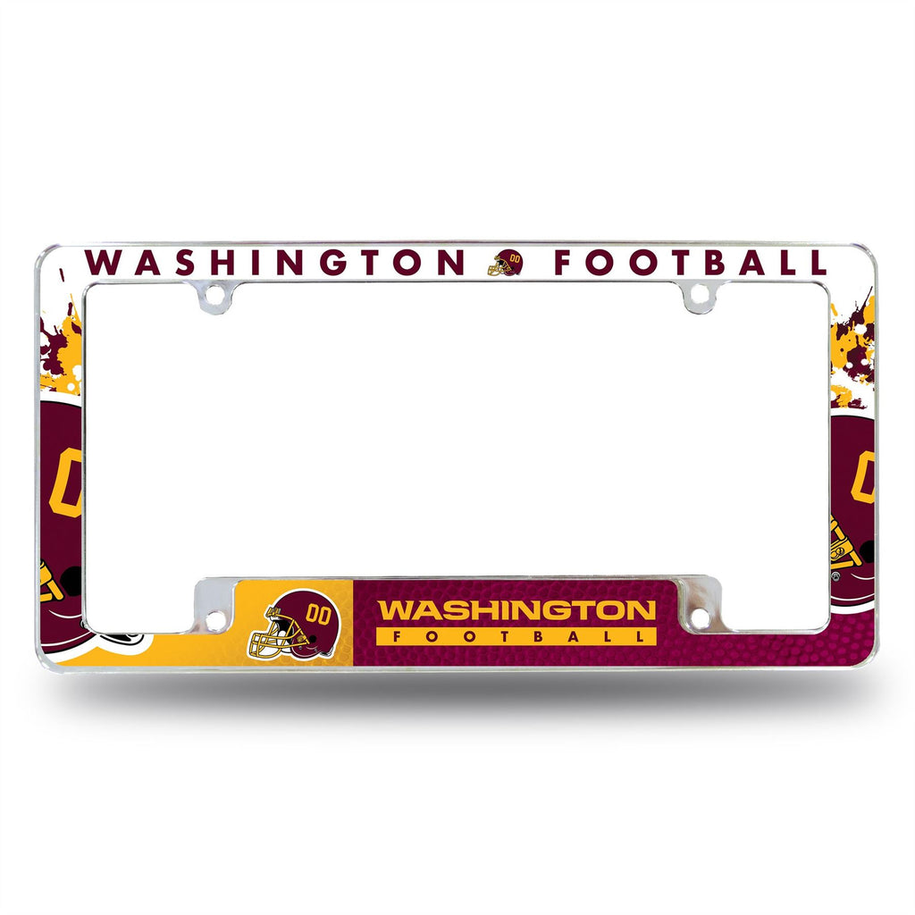 Rico NFL Washington Football Team Auto Tag All Over Chrome Frame AFC