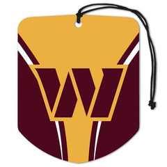 Fanmats NFL Washington Commanders Shield Design Air Freshener 2-Pack