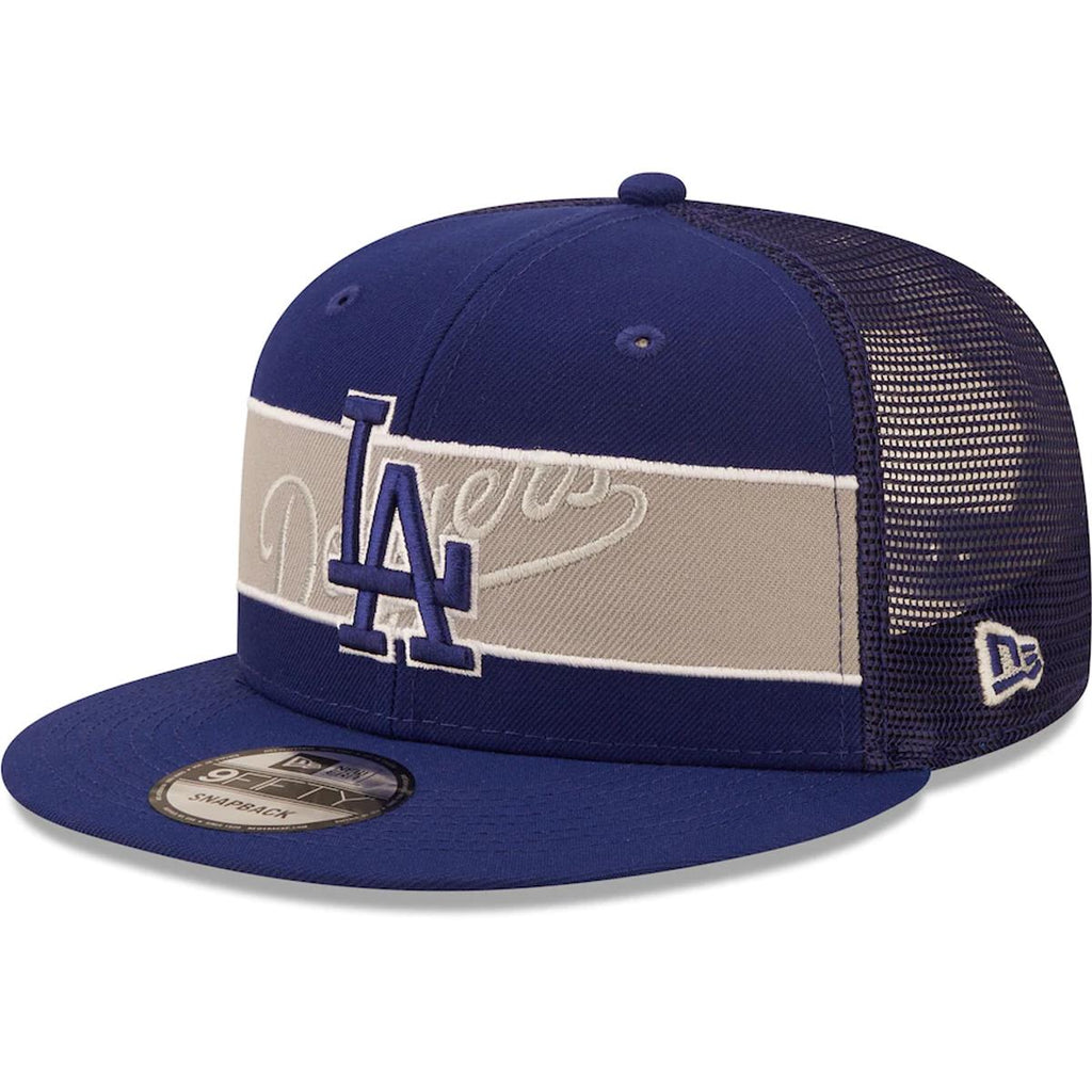 New Era MLB Men's Los Angeles Dodgers Tonal Band 9FIFTY Adjustable Snapback Hat Royal OSFM