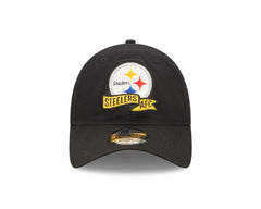 New Era NFL Men's Pittsburgh Steelers NFL Sideline Home 2022 9TWENTY Adjustable Hat Black