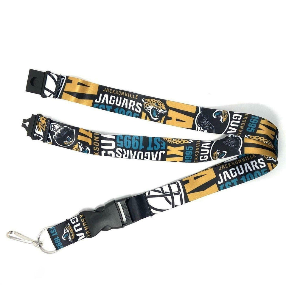 Aminco NFL Jacksonville Jaguars Dynamic Lanyard Keychain Badge Holder