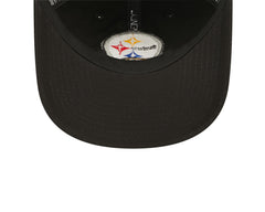 New Era NFL Men's Pittsburgh Steelers NFL Sideline Home 2022 9TWENTY Adjustable Hat Black