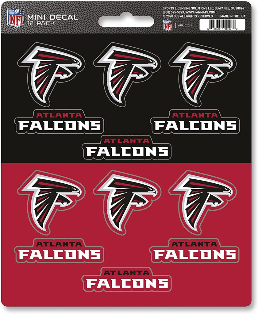 Fanmats NFL Atlanta Falcons Mini Decals 12-Pack