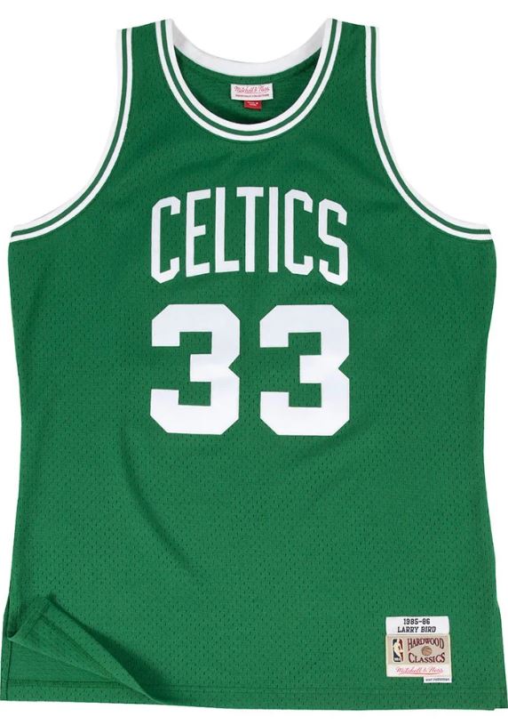 HotelomegaShops - Mitchell & Ness Men NBA Boston Celtics Reload Jersey  Larry Bird Black '85-86