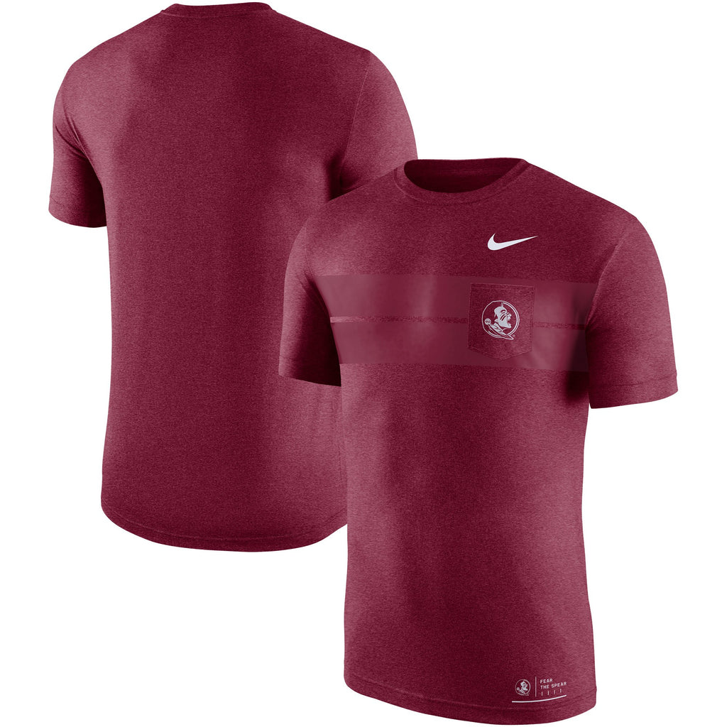 Nike NCAA Men's Florida State Seminoles Marled Pocket T-Shirt