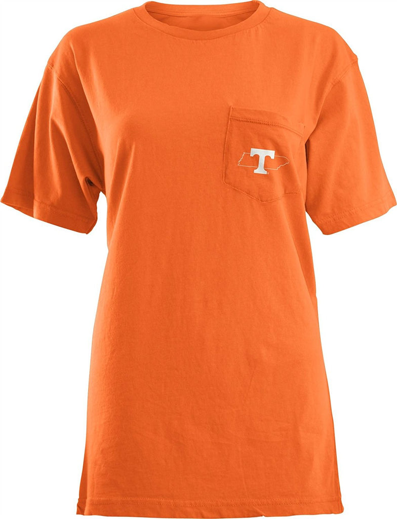 Pressbox NCAA Women's Tennessee Volunteers Elly May Pocket T-Shirt