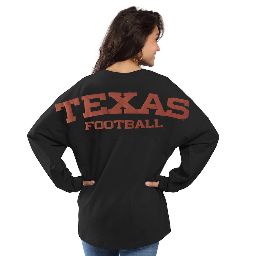 Pressbox NCAA Women's University of Texas Longhorns Football Sweeper Long Sleeve