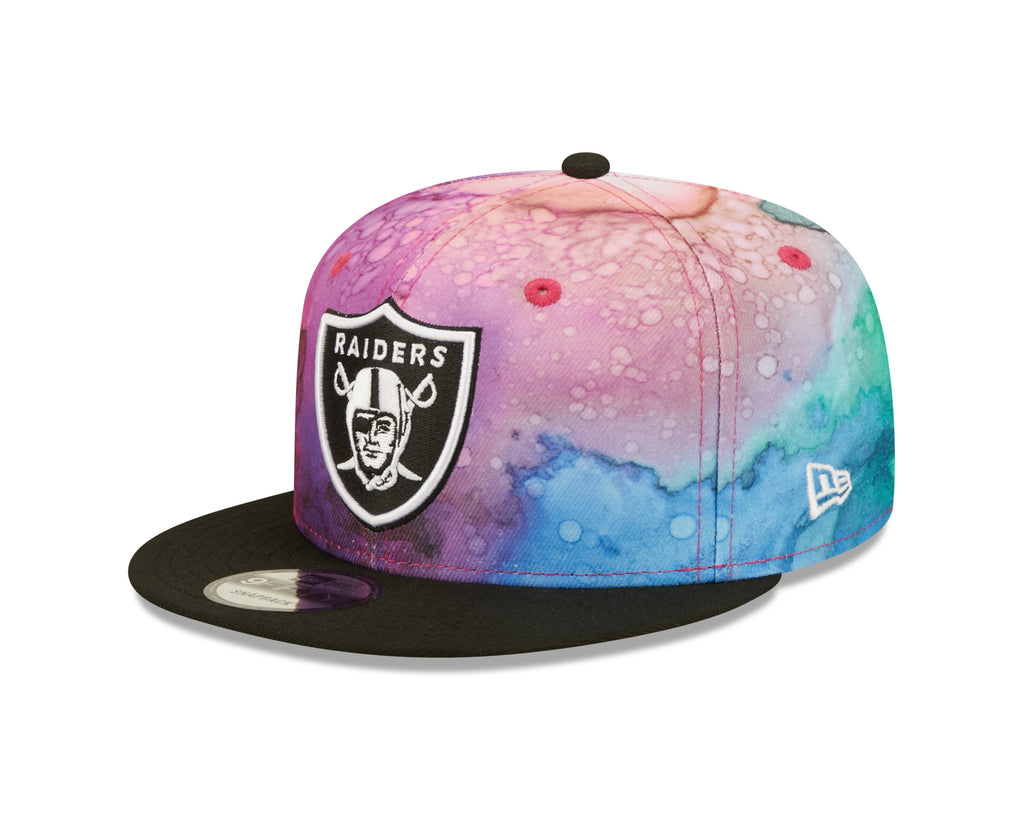 New Era NFL Las Vegas Raiders 2022 Crucial Catch 9FIFTY Ink Dye Snapback Hat OSFM