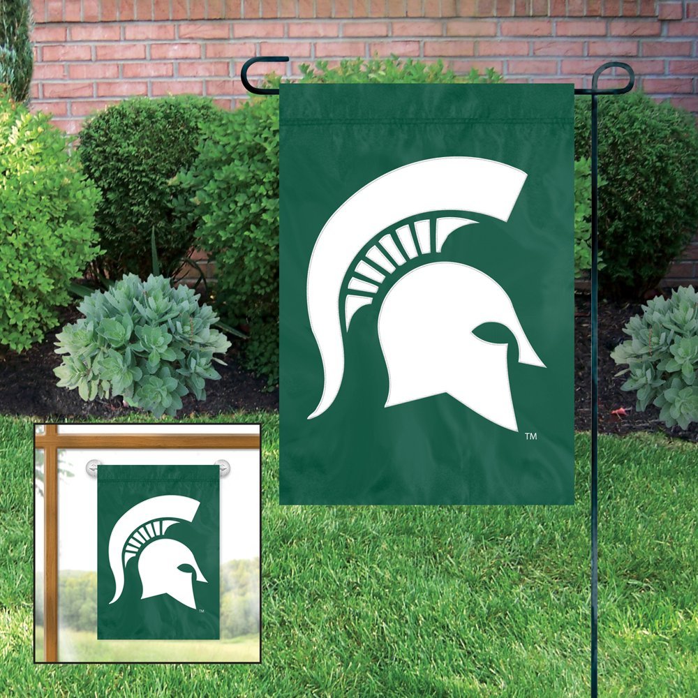 Party Animal NCAA Michigan State Spartans Garden Flag