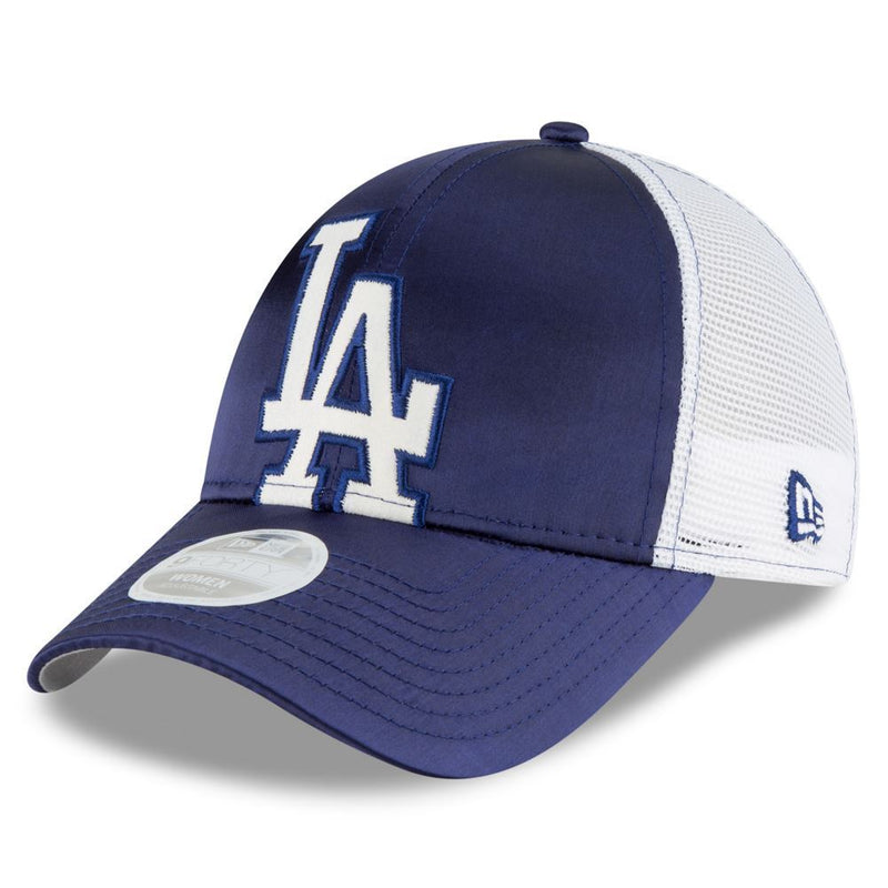 New Era 9Forty Womens LA Dodgers Satin White 