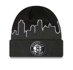 New Era NBA Men's Brooklyn Nets Tip-Off Cuffed Knit Beanie OSFM