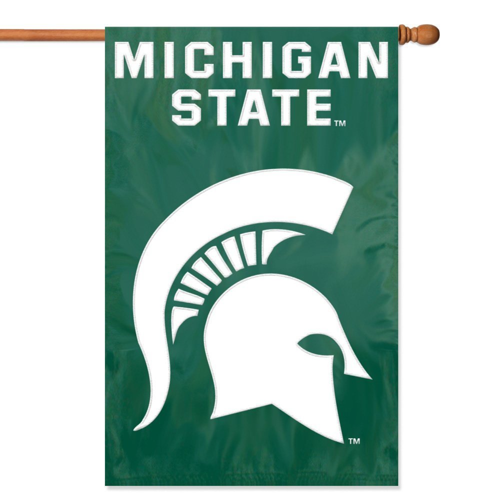 Party Animal NCAA Michigan State Spartans 28" x 44" House Banner Flag