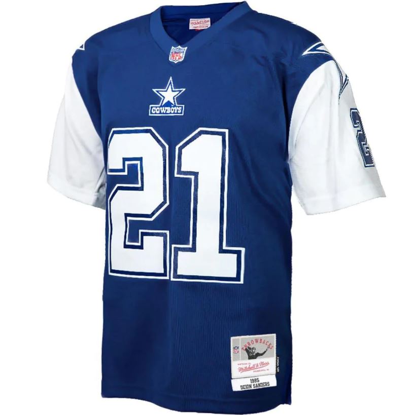 Mitchell & Ness NFL Men's Dallas Cowboys Deion Sanders 1995 Legacy