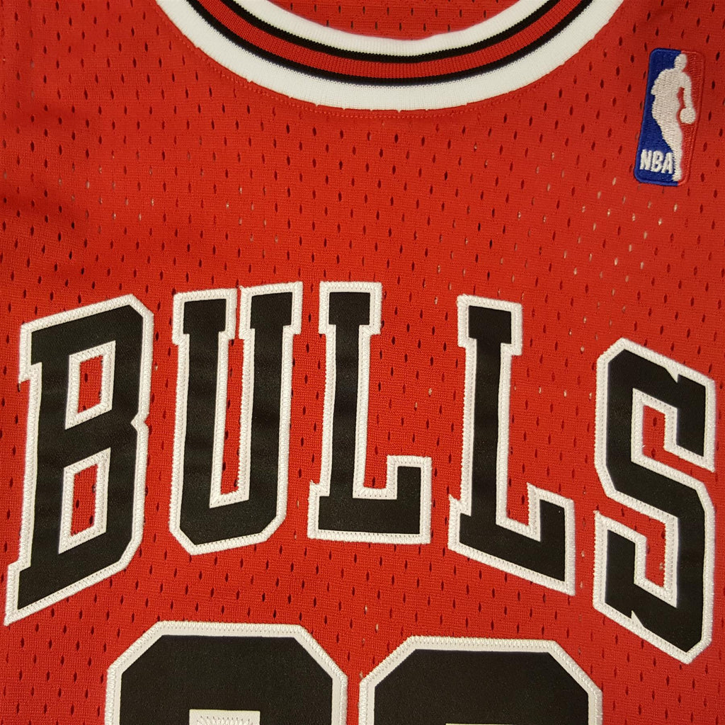 Chicago Bulls Scottie Pippen Pinstripe Swingman Jersey
