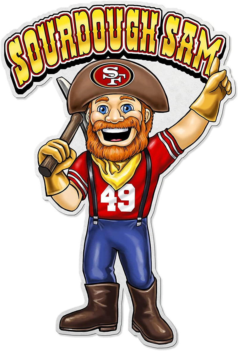 Rico NFL San Francisco 49ers Shape Cut Mascot Logo Pennant