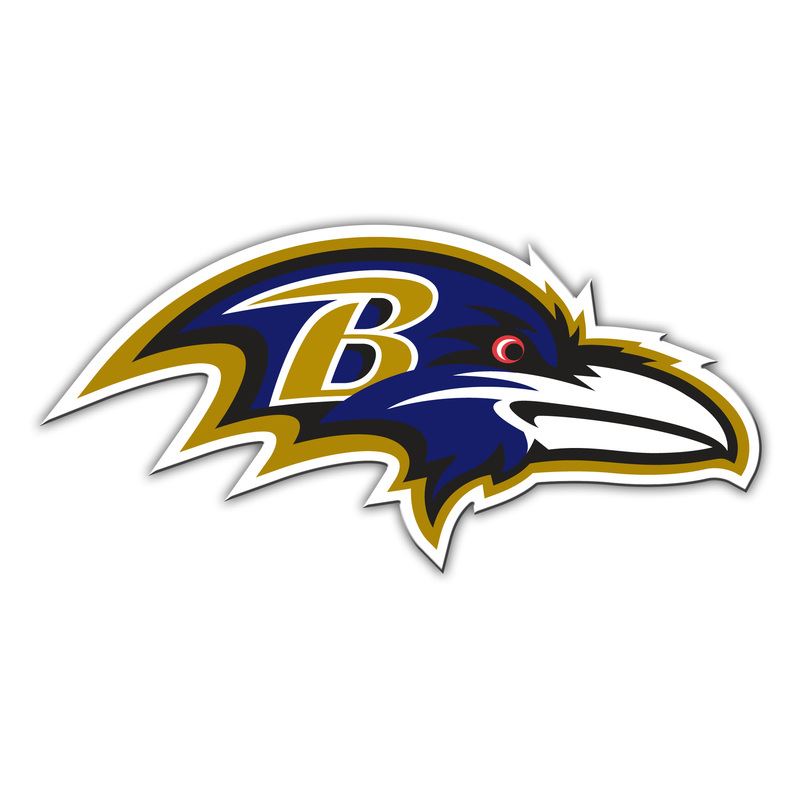 Fanmats NFL Baltimore Ravens Large Team Logo Magnet 10"
