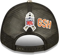 New Era NFL Men's Chicago Bears 2022 Salute To Service 9Forty Snapback Adjustable Hat Black/Digital Camo
