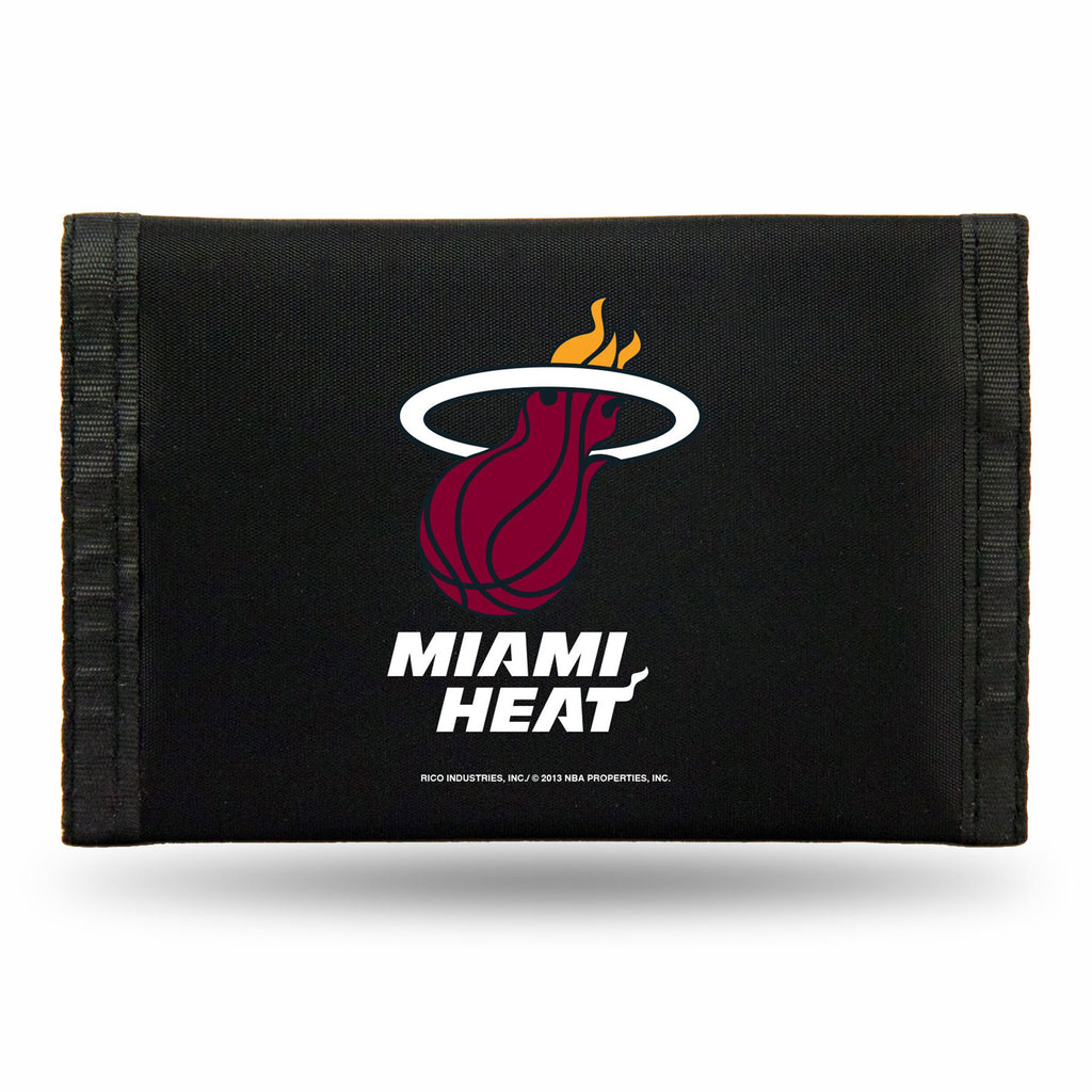 Rico NBA Miami Heat Nylon Trifold Wallet